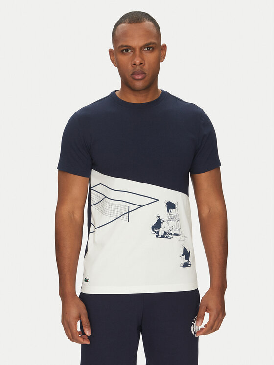 Футболка обычного кроя TH0031 Lacoste, синий 
Футболка обычного кроя TH0031 Lacoste, синий