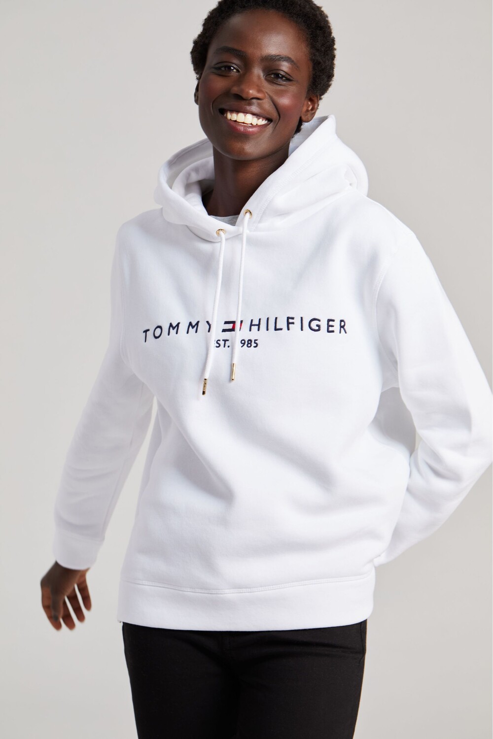 Толстовка Heritage белого цвета с логотипом Tommy Hilfiger, белый 
Толстовка Heritage белого цвета с логотипом Tommy Hilfiger, белый
