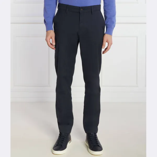 Зауженные брюки-чиносы Boss, синий
Зауженные брюки-чиносы Boss, синий