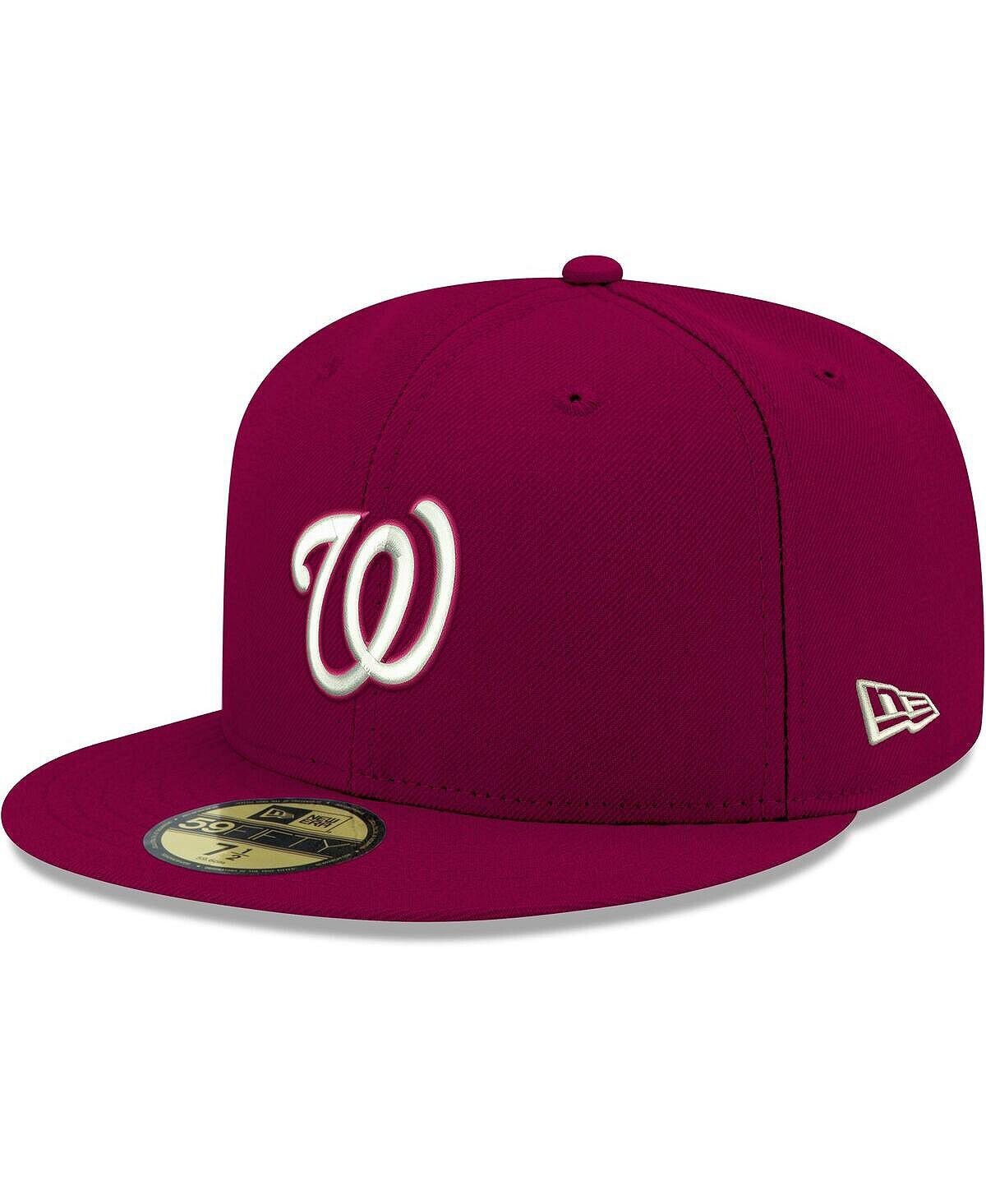 Мужская кепка с логотипом Cardinal Washington Nationals, белая 59FIFTY, приталенная шляпа New Era
Мужская кепка с логотипом Cardinal Washington Nationals, белая 59FIFTY, приталенная шляпа New Era