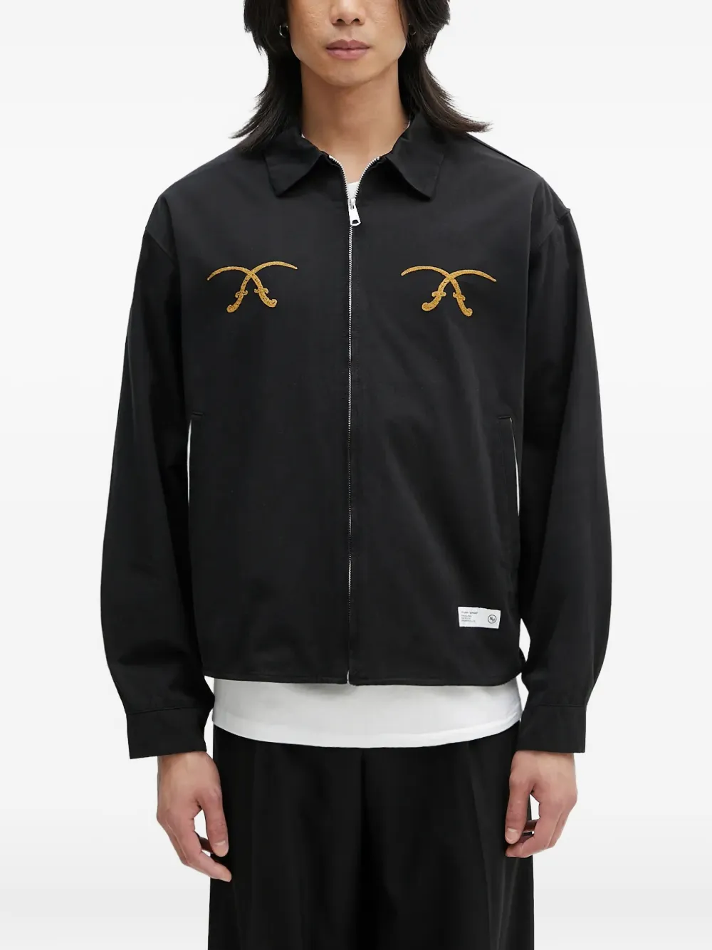 Куртка-рубашка Souvenir на молнии с вышивкой Neighborhood, черный
Куртка-рубашка Souvenir на молнии с вышивкой Neighborhood, черный