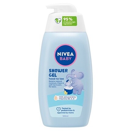 Детский гель для душа для тела и волос (Гель для душа) 500 мл Nivea
Детский гель для душа для тела и волос (Гель для душа) 500 мл Nivea