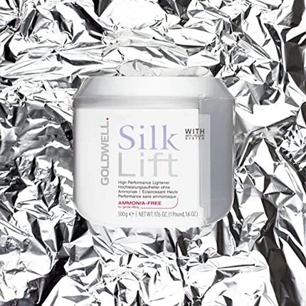 Высокоэффективный осветлитель Silk Lift без аммиака, 500 г, Goldwell
Высокоэффективный осветлитель Silk Lift без аммиака, 500 г, Goldwell