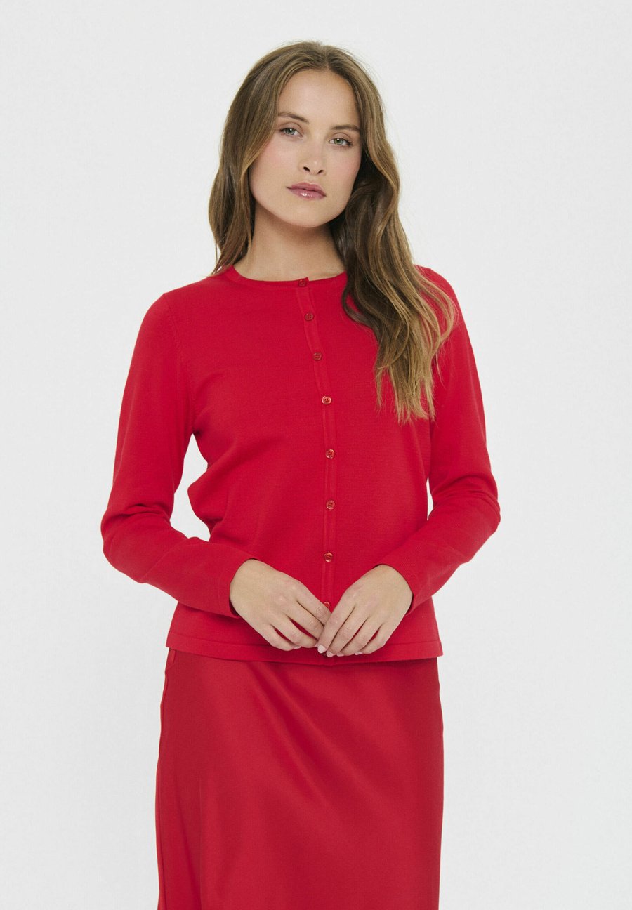 Кардиган Saint Tropez MILA R-NECK, Chinese Red/Mottled Light Red
Кардиган Saint Tropez MILA R-NECK, Chinese Red/Mottled Light Red