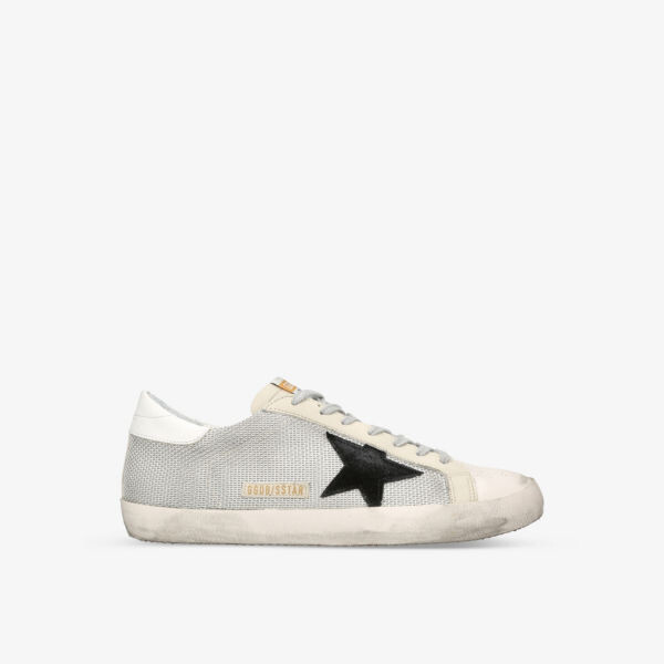 Кроссовки Superstar из кожи и сетки с аппликацией в виде звезд Golden Goose, белый
Кроссовки Superstar из кожи и сетки с аппликацией в виде звезд Golden Goose, белый