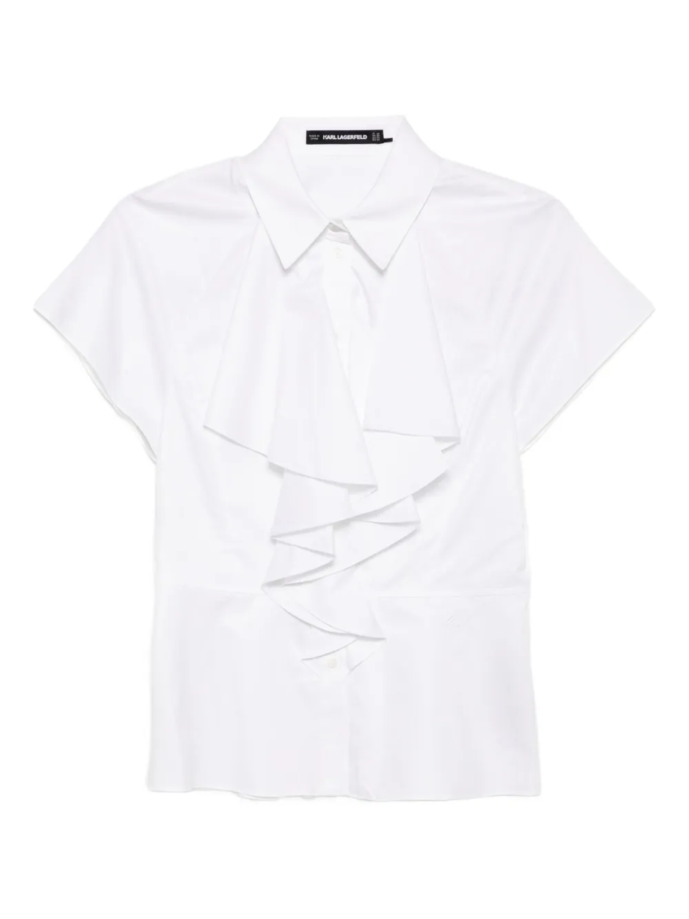 Рубашка с оборками Karl Lagerfeld, белый
Рубашка с оборками Karl Lagerfeld, белый