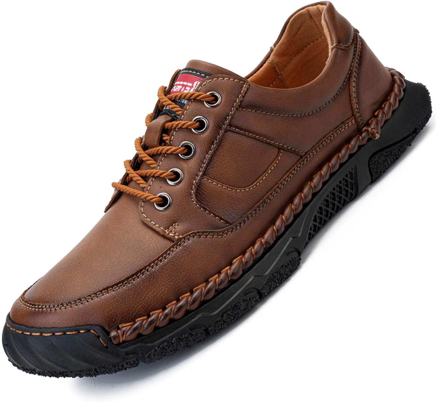 Мужские премиальные кожаные кроссовки, повседневная кожаная обувь, ручная прошивка, защита носка, обувь для ходьбы, обувь для вождения, кроссовки, удобные, мягкие, противоскользящие Vtiao, коричневый
Мужские премиальные кожаные кроссовки, повседневная кожаная обувь, ручная прошивка, защита носка, обувь для ходьбы, обувь для вождения, кроссовки, удобные, мягкие, противоскользящие Vtiao, коричневый