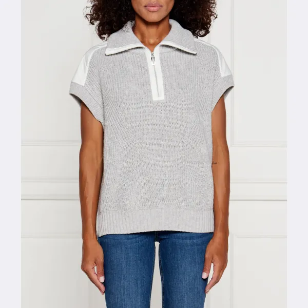 Свитер обычного кроя с добавлением шерсти и кашемира Marc Cain, серый
Свитер обычного кроя с добавлением шерсти и кашемира Marc Cain, серый