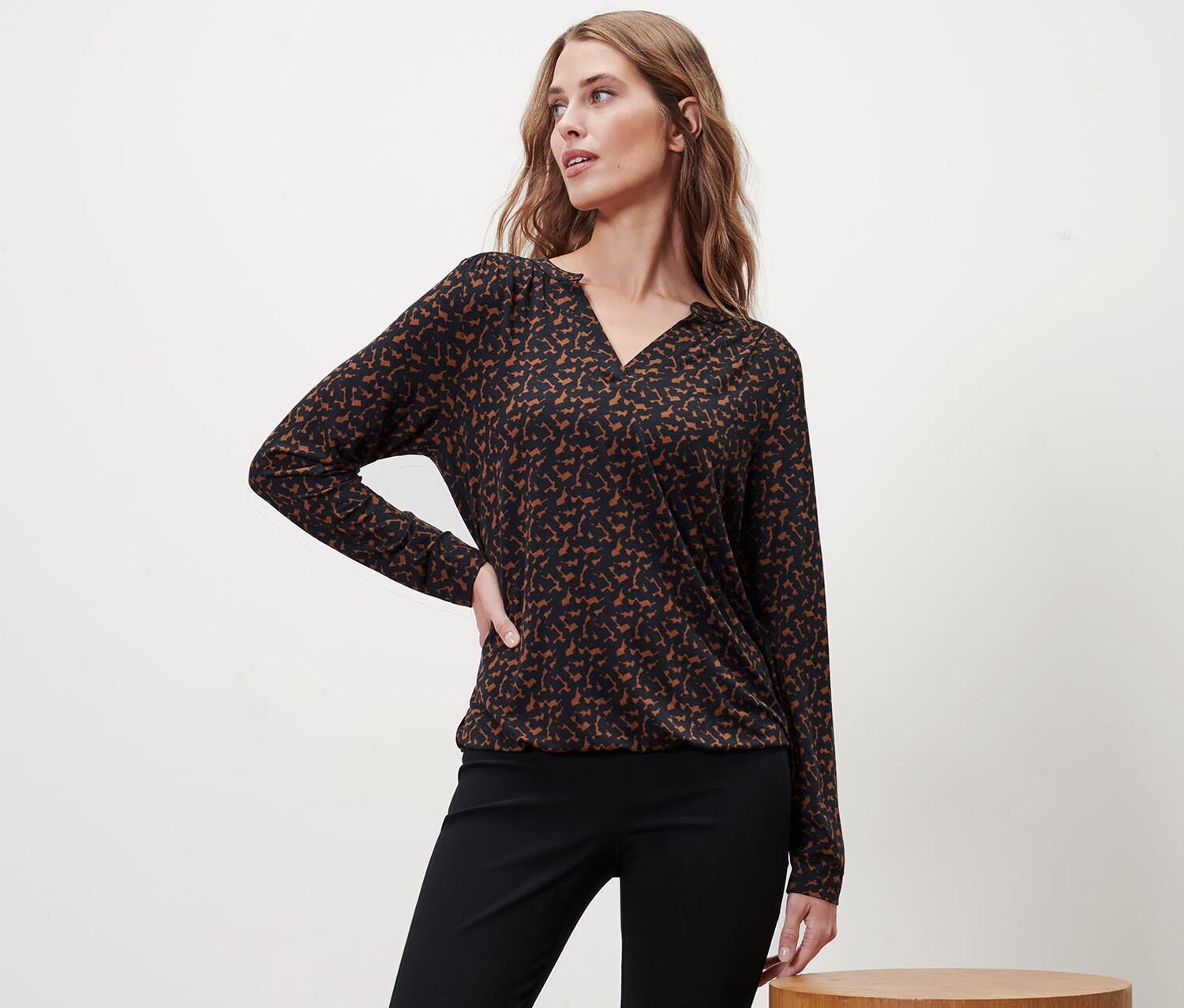 Блузка-рубашка с принтом Tchibo
Блузка-рубашка с принтом Tchibo