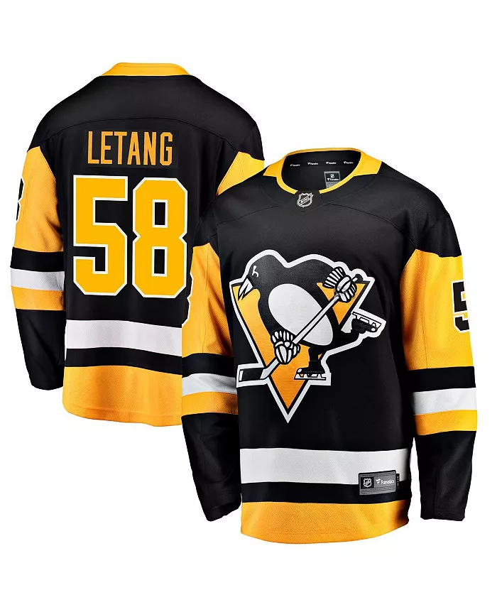Мужская домашняя джерси Pittsburgh Penguins Breakaway черного цвета Крис Летанг Fanatics
Мужская домашняя джерси Pittsburgh Penguins Breakaway черного цвета Крис Летанг Fanatics