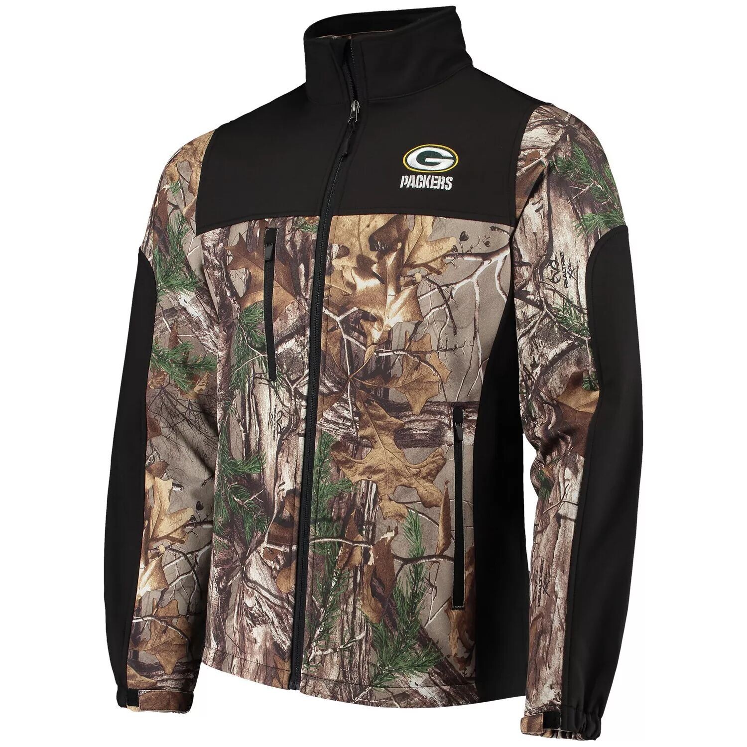 Мужская куртка Dunbrooke Realtree Camo/Black Green Bay Packers Circle Hunter Softshell с молнией во всю длину
Мужская куртка Dunbrooke Realtree Camo/Black Green Bay Packers Circle Hunter Softshell с молнией во всю длину