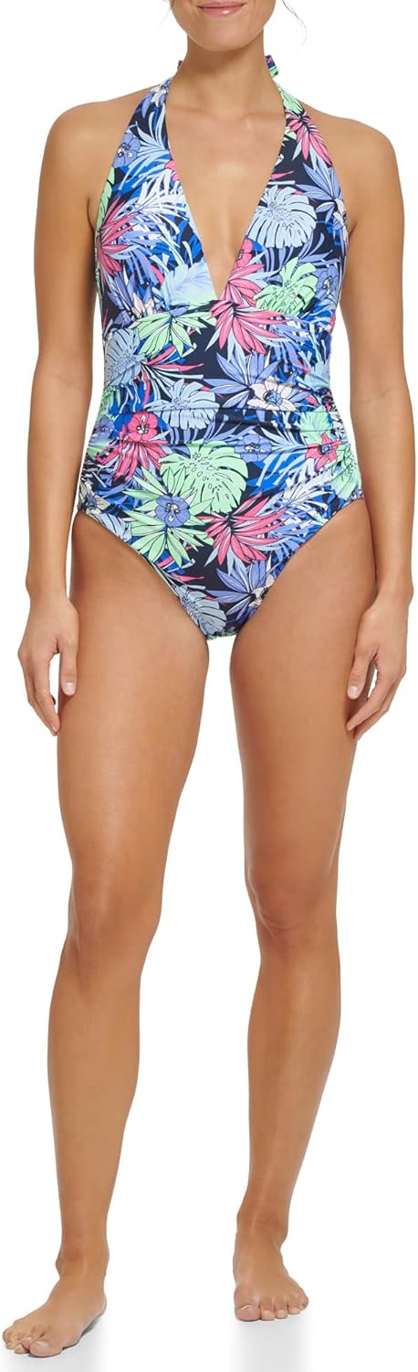 Женский слитный купальник Tommy Hilfiger Stretch Tummy Control с бретелями через шею, Neo Mint
Женский слитный купальник Tommy Hilfiger Stretch Tummy Control с бретелями через шею, Neo Mint