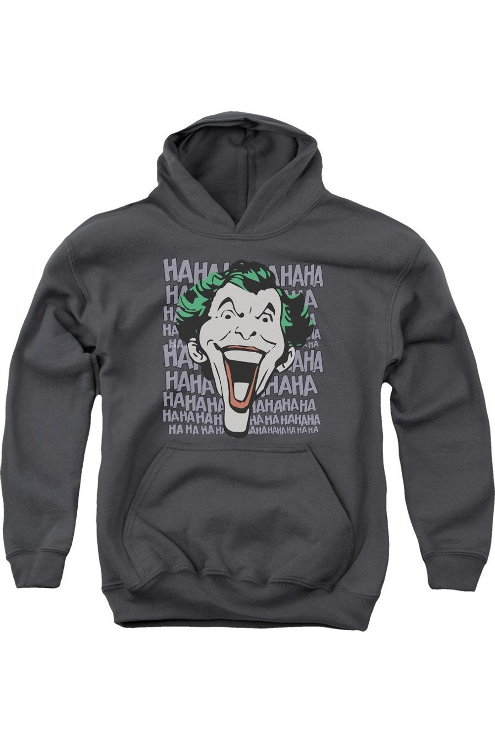 DC Comics Веселое озорство Молодежная толстовка с капюшоном Gildan, Charcoal
DC Comics Веселое озорство Молодежная толстовка с капюшоном Gildan, Charcoal