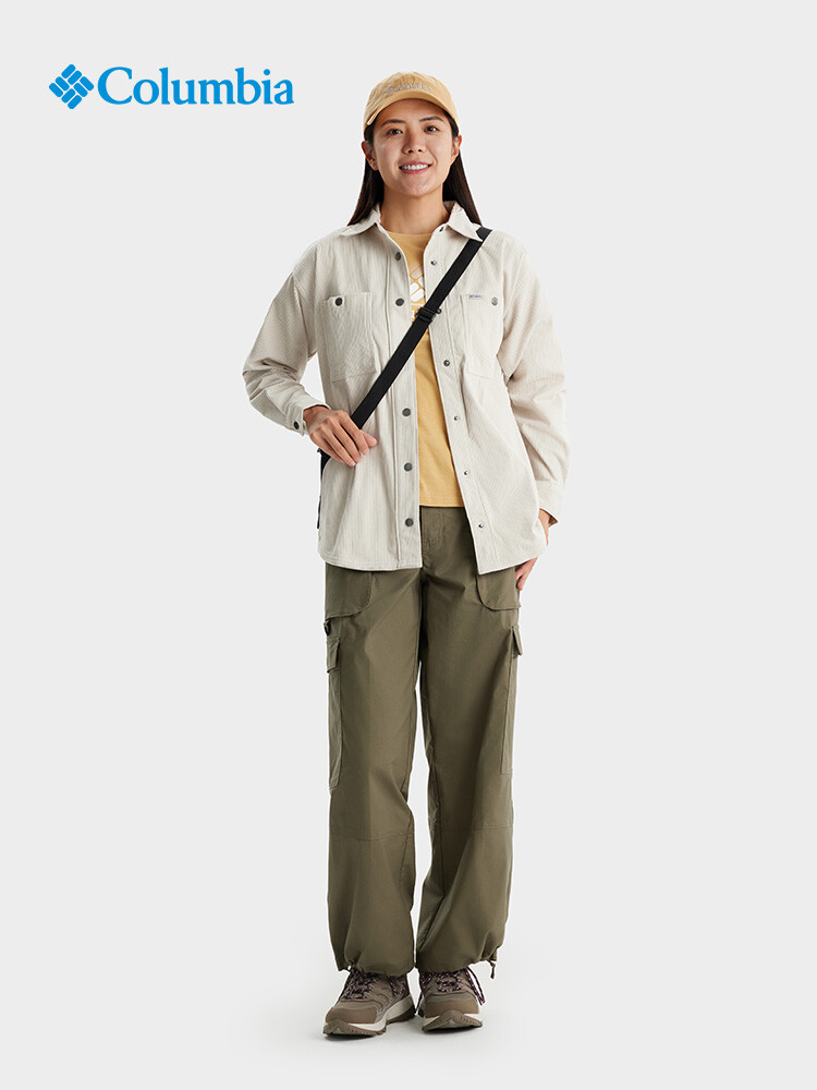 Женская повседневная рубашка Columbia с простыми лацканами, коричневый
Женская повседневная рубашка Columbia с простыми лацканами, коричневый