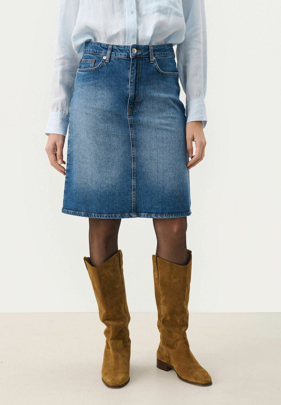 Юбка Part Two A-line skirt, Medium Blue Denim/Blue Denim
Юбка Part Two A-line skirt, Medium Blue Denim/Blue Denim
