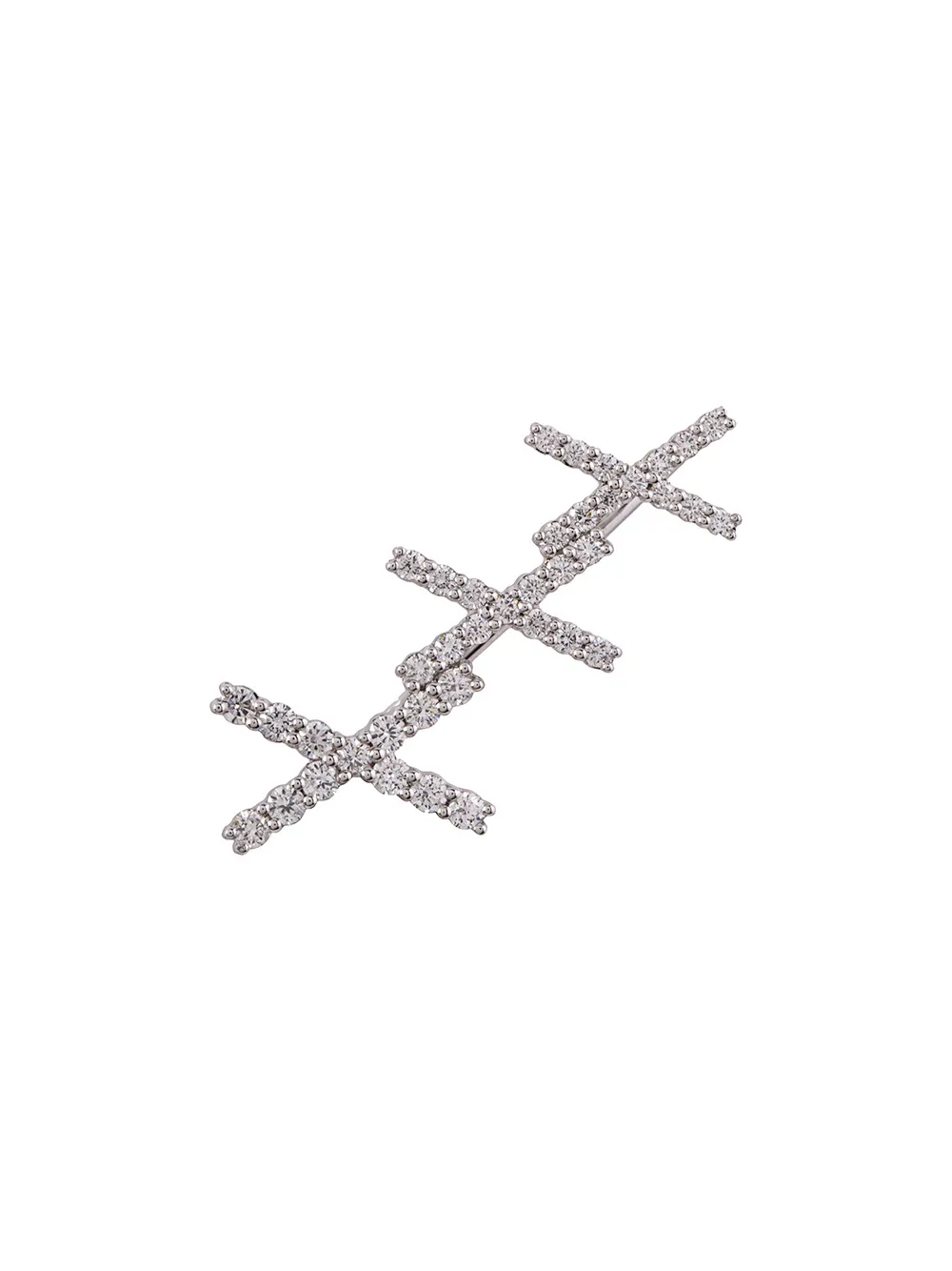 Серьга-кафф Katia из белого золота с бриллиантами ALINKA, металлик
Серьга-кафф Katia из белого золота с бриллиантами ALINKA, металлик