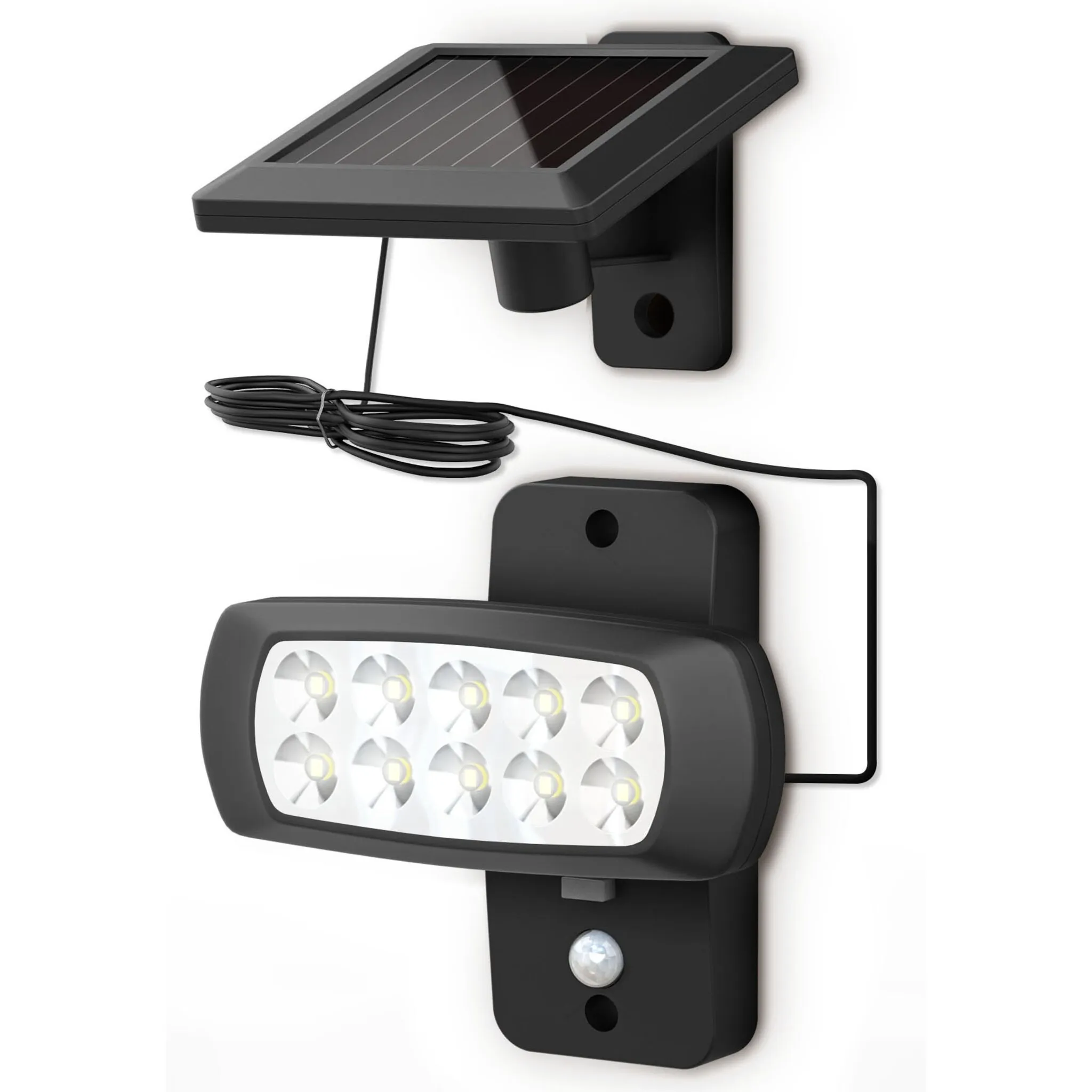 B.K.Licht Solar LED настенный светильник для наружного освещения, черный, включая светодиодную плату, 15 люмен (при постоянном освещении), 50 люмен (при активации на 30 секунд), 6500 Кельвинов
B.K.Licht Solar LED настенный светильник для наружного освещения, черный, включая светодиодную плату, 15 люмен (при постоянном освещении), 50 люмен (при активации на 30 секунд), 6500 Кельвинов