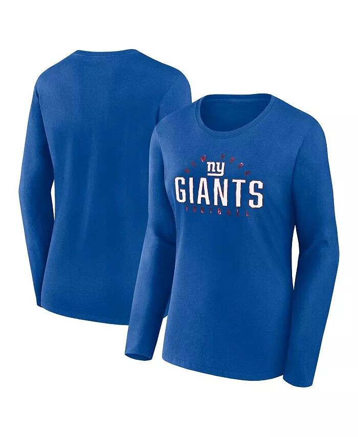 Женская футболка Royal New York Giants Plus Size Foiled Play с длинным рукавом Fanatics
Женская футболка Royal New York Giants Plus Size Foiled Play с длинным рукавом Fanatics