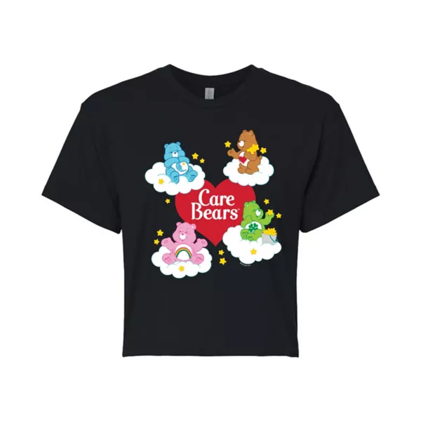 Детская укороченная футболка Care Bears с классическим сердцем и медвежонком Licensed Character, черный
Детская укороченная футболка Care Bears с классическим сердцем и медвежонком Licensed Character, черный