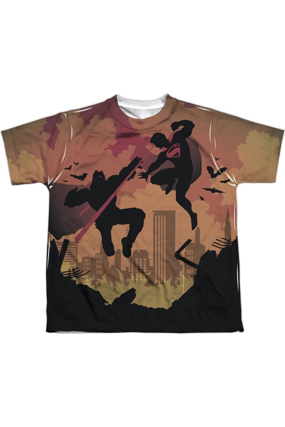 Футболка с силуэтами Batman и Superman в бою, детская, короткий рукав Gildan, белый
Футболка с силуэтами Batman и Superman в бою, детская, короткий рукав Gildan, белый