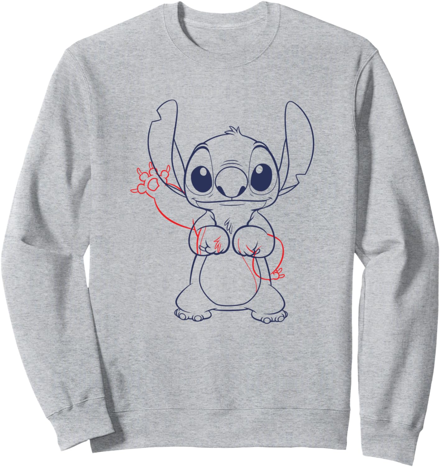 Толстовка Disney Lilo & Stitch Extra Arms Cute Stitching Outline Portrait, серый
Толстовка Disney Lilo & Stitch Extra Arms Cute Stitching Outline Portrait, серый