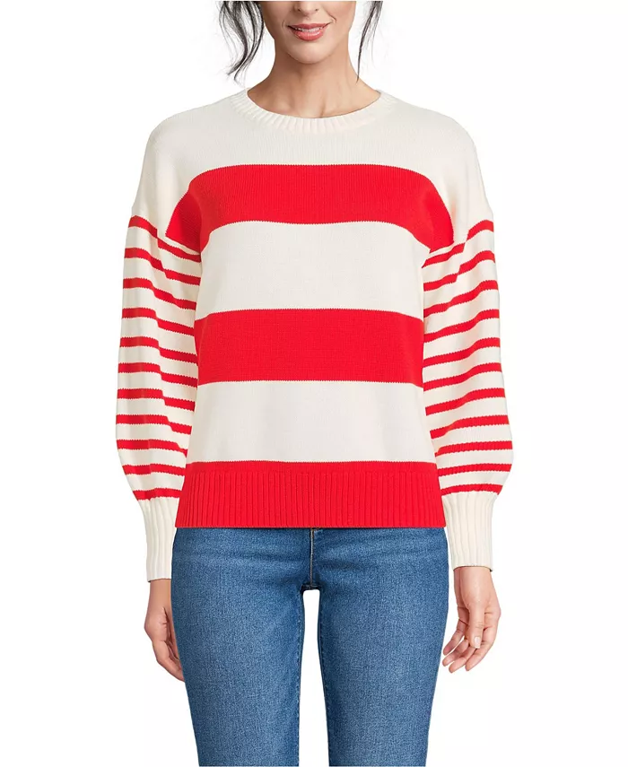 Женский свитер Drifter Jersey с круглым вырезом Lands' End, красный
Женский свитер Drifter Jersey с круглым вырезом Lands' End, красный