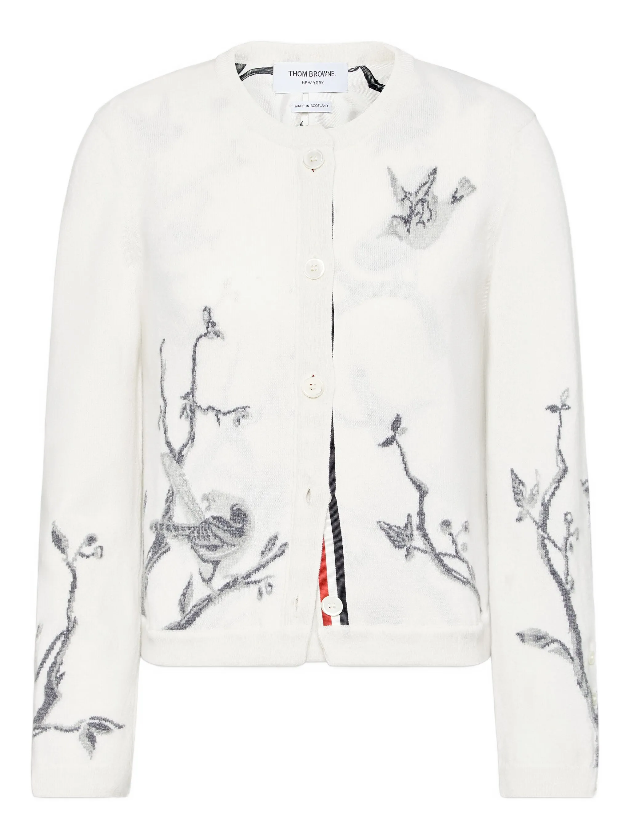 Кардиган с длинными рукавами Thom Browne, белый
Кардиган с длинными рукавами Thom Browne, белый