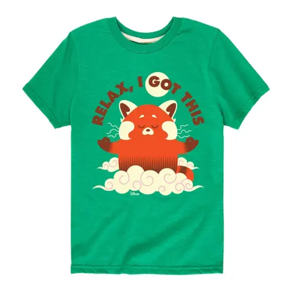 Футболка с принтом "Расслабься, я справлюсь" из фильма "Я краснею" для мальчиков 8-20 лет Disney / Pixar, зеленый
Футболка с принтом "Расслабься, я справлюсь" из фильма "Я краснею" для мальчиков 8-20 лет Disney / Pixar, зеленый