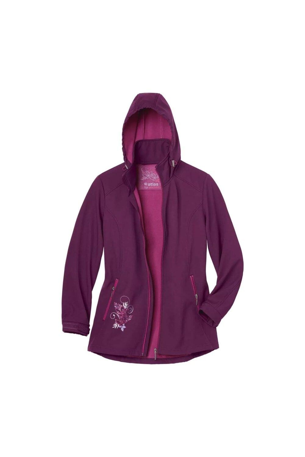 Водоотталкивающая куртка Soft Shell на флисовой подкладке Atlas For Women, фиолетовый
Водоотталкивающая куртка Soft Shell на флисовой подкладке Atlas For Women, фиолетовый