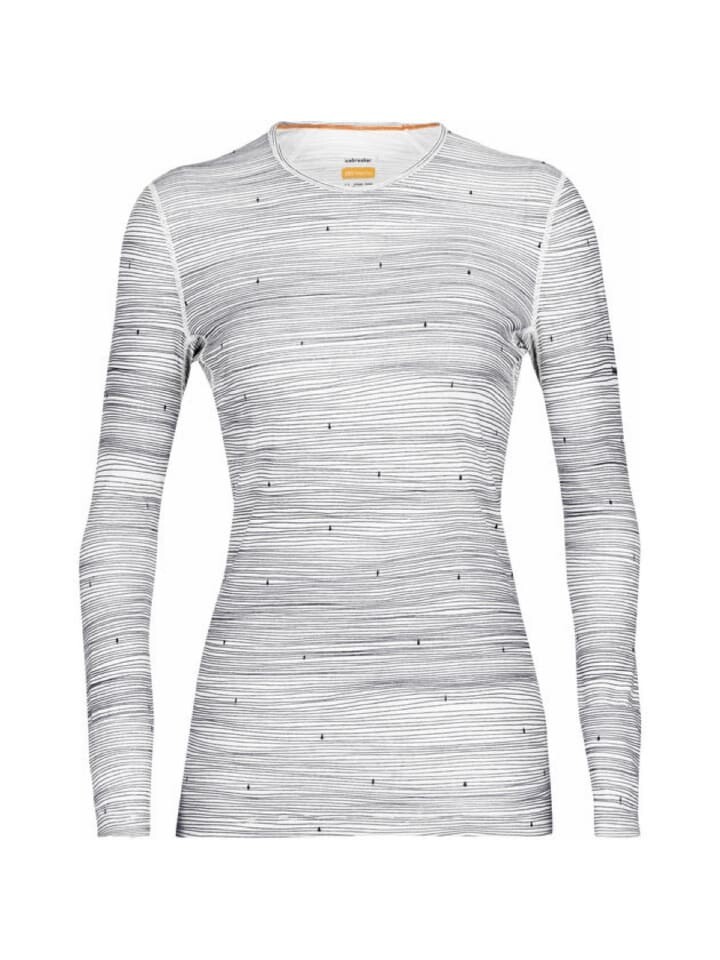 Функциональный лонгслив icebreaker, цвет weiß/gemustert 
Функциональный лонгслив icebreaker, цвет weiß/gemustert