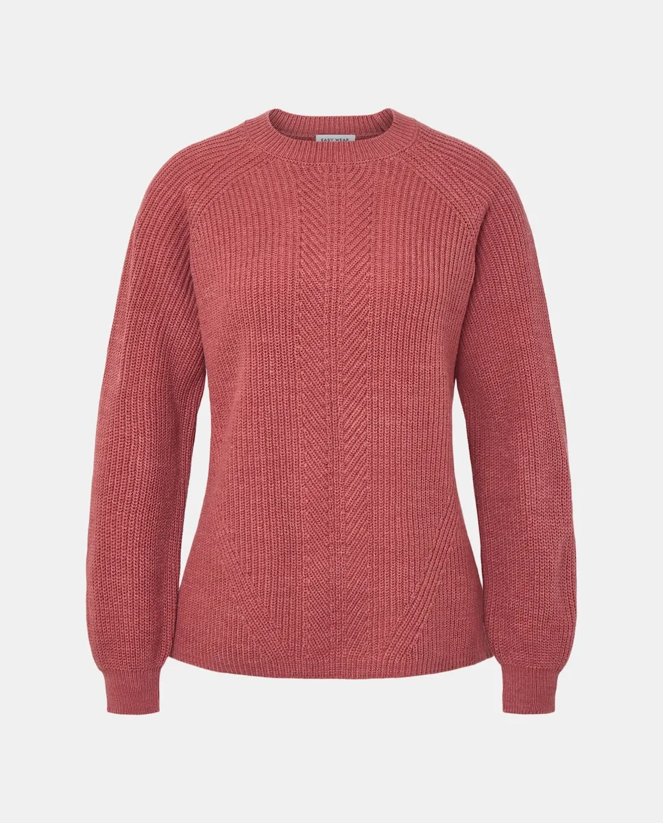 Женский свитер из однотонного трикотажа Easy Wear, розовый
Женский свитер из однотонного трикотажа Easy Wear, розовый