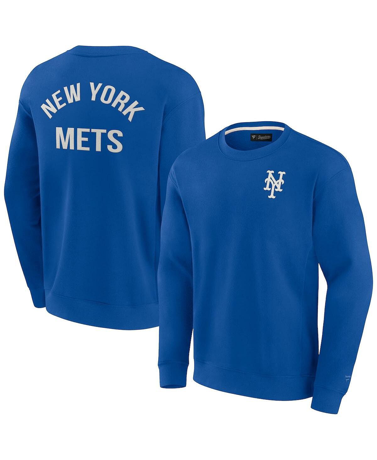 Супермягкий пуловер с круглым вырезом Royal New York Mets для мужчин и женщин Fanatics Signature
Супермягкий пуловер с круглым вырезом Royal New York Mets для мужчин и женщин Fanatics Signature