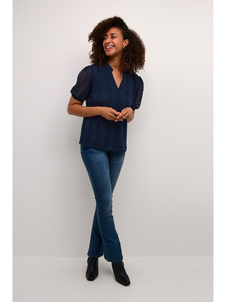 Kaffe Блузка темно-синего цвета
Kaffe Блузка темно-синего цвета