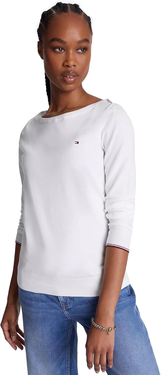 Женский повседневный свитер Tommy Hilfiger Cable Boatneck, Milky Way
Женский повседневный свитер Tommy Hilfiger Cable Boatneck, Milky Way