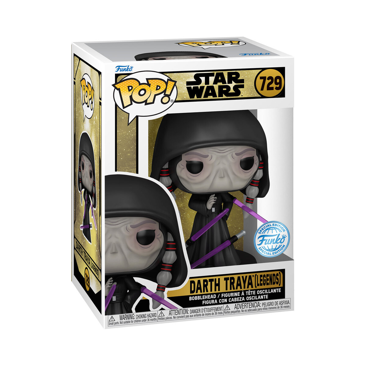 POP «Звездные войны: Великие геймеры» — Дарт Трейя Funko POP!
POP «Звездные войны: Великие геймеры» — Дарт Трейя Funko POP!