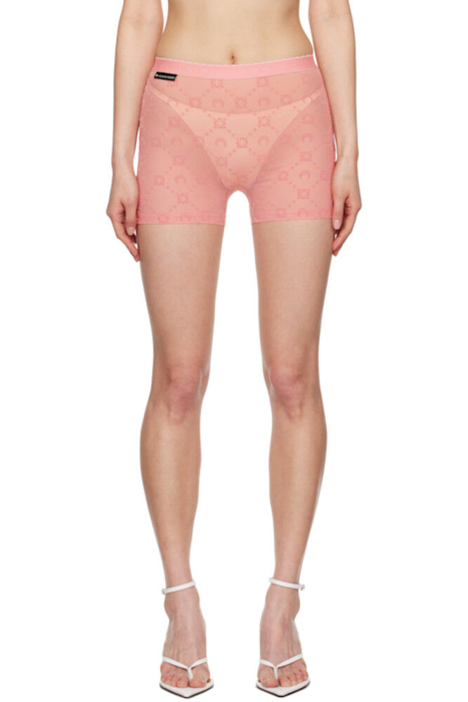 SSENSE Эксклюзивные розовые мини-шорты из переработанного флока Marine Serre
SSENSE Эксклюзивные розовые мини-шорты из переработанного флока Marine Serre