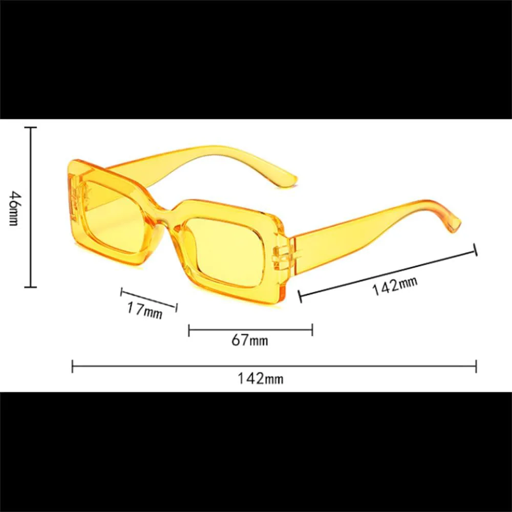 Женские солнцезащитные очки в стиле ретро конфетных цветов, с большой квадратной оправой, модные очки для вечеринок, защита от УФ-излучения UV400 KTUCN, C4
Женские солнцезащитные очки в стиле ретро конфетных цветов, с большой квадратной оправой, модные очки для вечеринок, защита от УФ-излучения UV400 KTUCN, C4