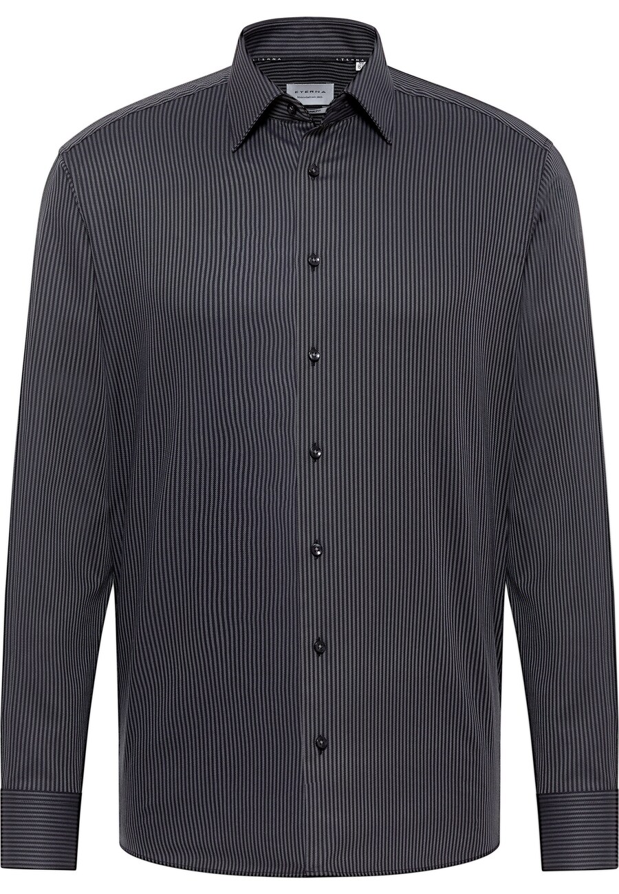 Рубашка на пуговицах классического кроя ETERNA, антрацит
Рубашка на пуговицах классического кроя ETERNA, антрацит
