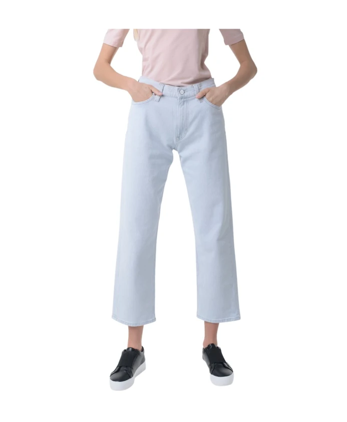 Классические укороченные джинсы с твистом Calvin Klein, синий
Классические укороченные джинсы с твистом Calvin Klein, синий