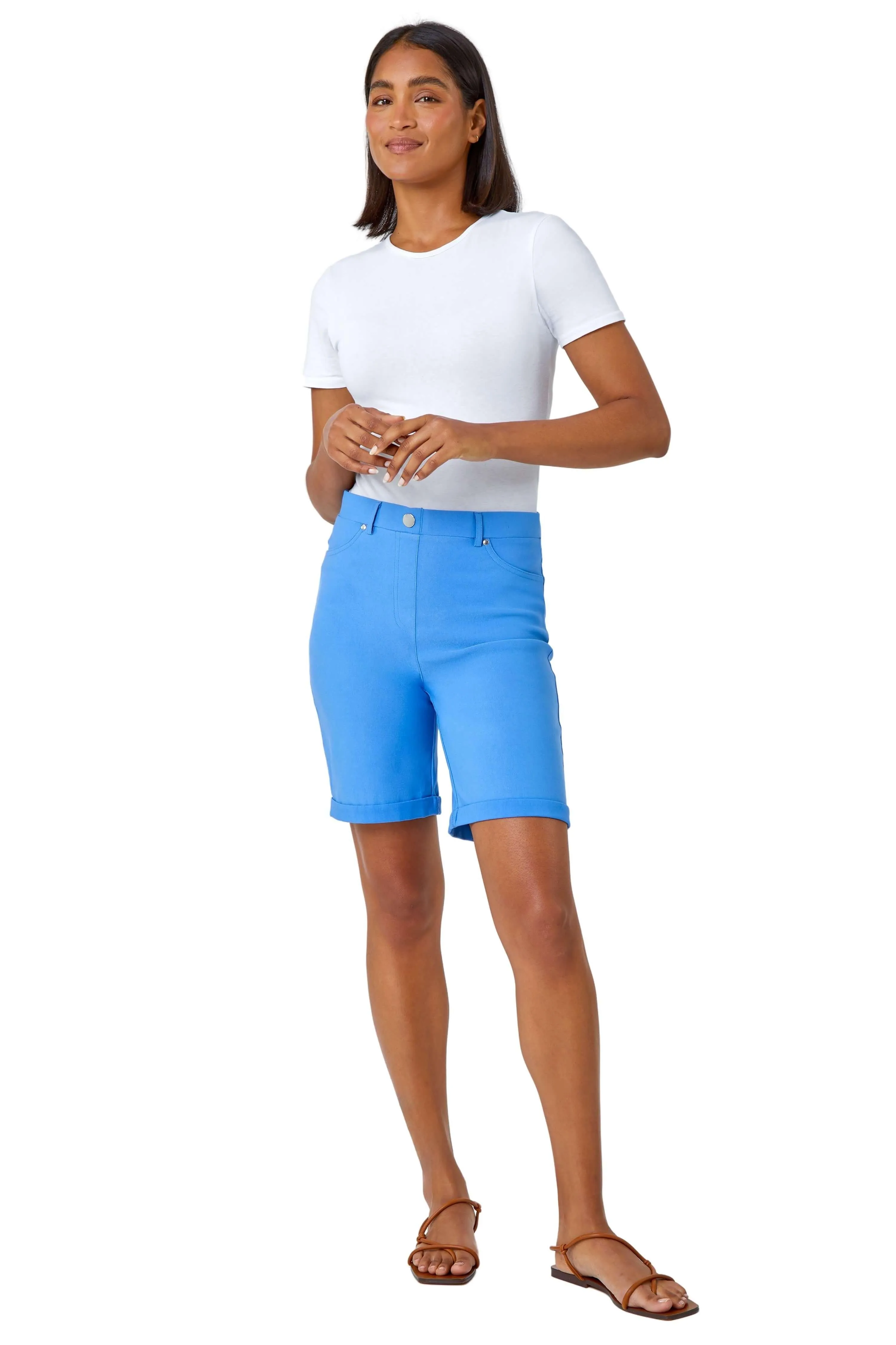 Эластичные шорты с подворотами Roman, синий
Эластичные шорты с подворотами Roman, синий