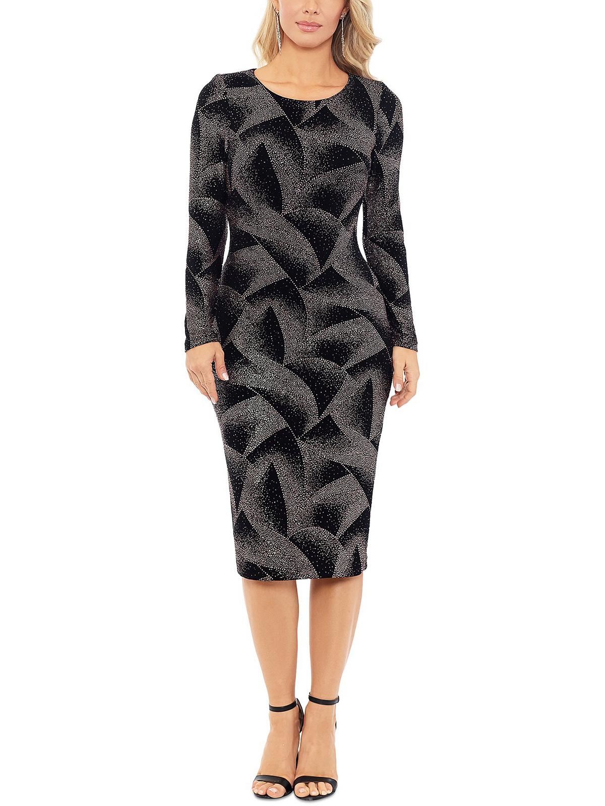 Женское трикотажное блестящее платье миди B&A by Betsy and Adam, черный/розовый
Женское трикотажное блестящее платье миди B&A by Betsy and Adam, черный/розовый