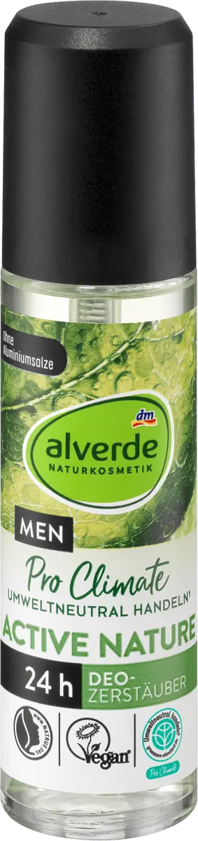 Део-Zerstäuber Active Nature 75 мл. Alverde
Део-Zerstäuber Active Nature 75 мл. Alverde
