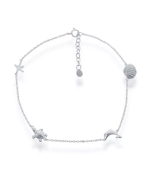 Серебряный браслет на лодыжку с изображением морской жизни Simona, silver
Серебряный браслет на лодыжку с изображением морской жизни Simona, silver