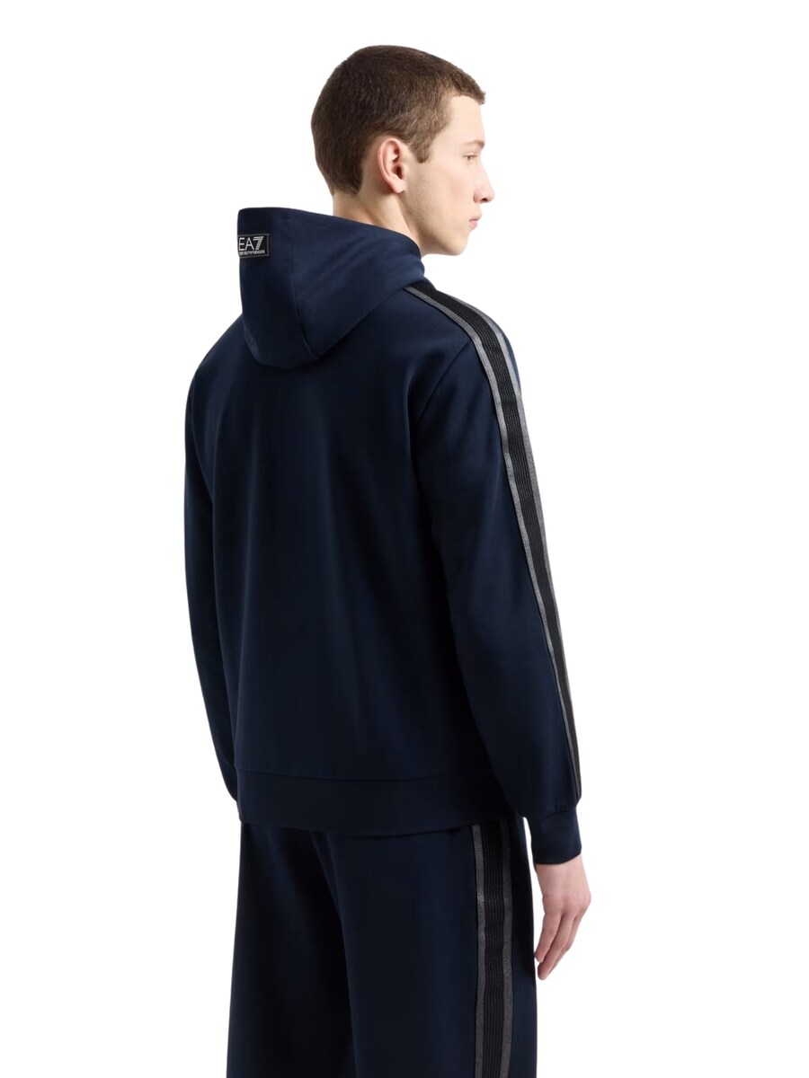 Толстовка с капюшоном на молнии EA7 Emporio Armani, темно-синий
Толстовка с капюшоном на молнии EA7 Emporio Armani, темно-синий