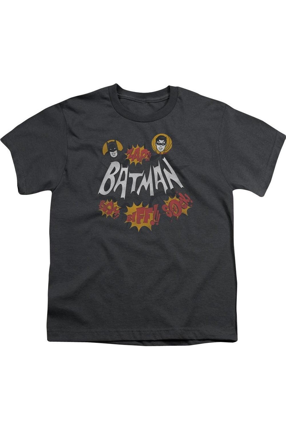 Футболка с коротким рукавом для детей "Batman Classic TV Sound Effects" Gildan, Charcoal
Футболка с коротким рукавом для детей "Batman Classic TV Sound Effects" Gildan, Charcoal