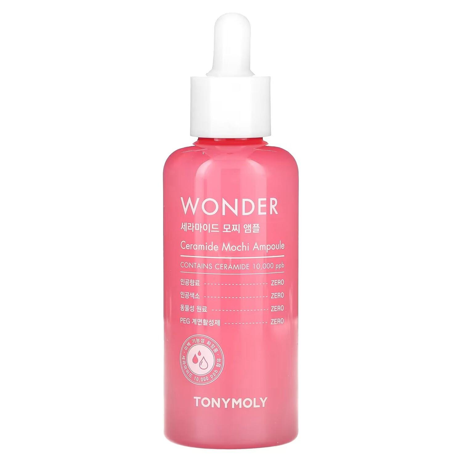 Wonder, ампула с керамидом моти, 3,38 жидких унций (100 мл) Tonymoly
Wonder, ампула с керамидом моти, 3,38 жидких унций (100 мл) Tonymoly