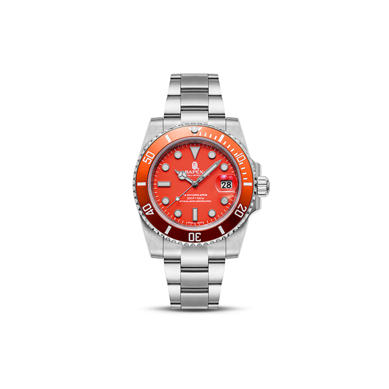 A BATHING APE Часы Bape Type 1 Bapex 'Pink', Orange Red ORX
A BATHING APE Часы Bape Type 1 Bapex 'Pink', Orange Red ORX