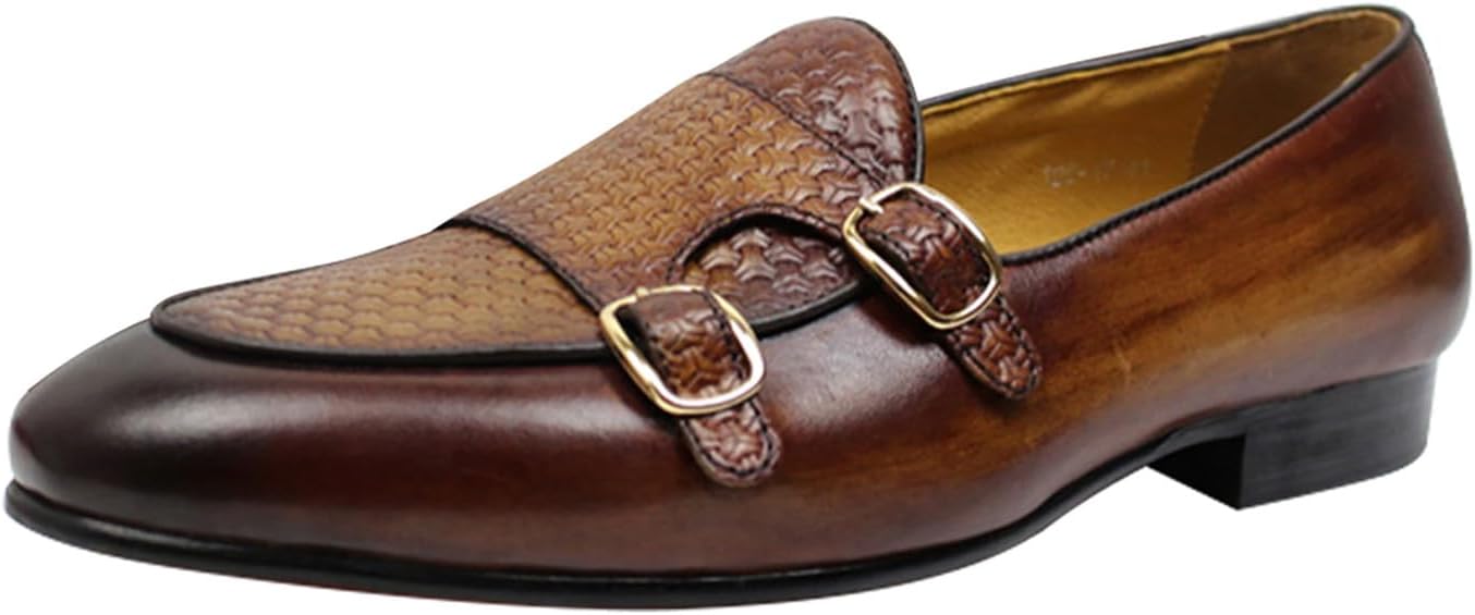 Мужские лоферы Santimon, слипоны для вечернего и повседневного ношения, на пуговице, из натуральной кожи, стиль Monk Strap, пенни лоферы, модные мужские свадебные туксы, деловая формальная обувь, удобные для ходьбы, коричневый
Мужские лоферы Santimon, слипоны для вечернего и повседневного ношения, на пуговице, из натуральной кожи, стиль Monk Strap, пенни лоферы, модные мужские свадебные туксы, деловая формальная обувь, удобные для ходьбы, коричневый