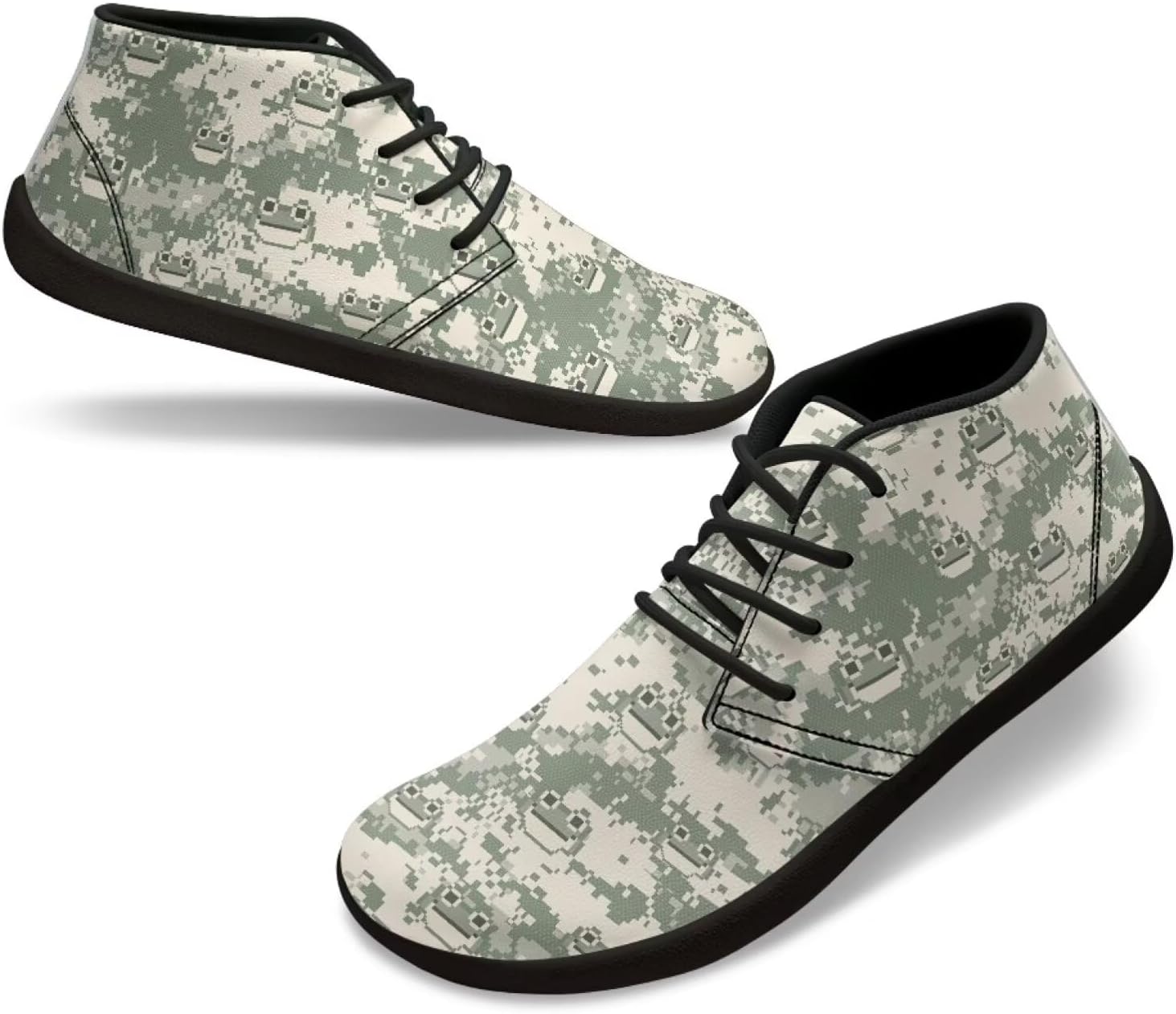 Мужские кроссовки для ходьбы, походов, кемпинга с нулевым перепадом и противоскользящей подошвой Xixirimido, Frog Camouflage
Мужские кроссовки для ходьбы, походов, кемпинга с нулевым перепадом и противоскользящей подошвой Xixirimido, Frog Camouflage