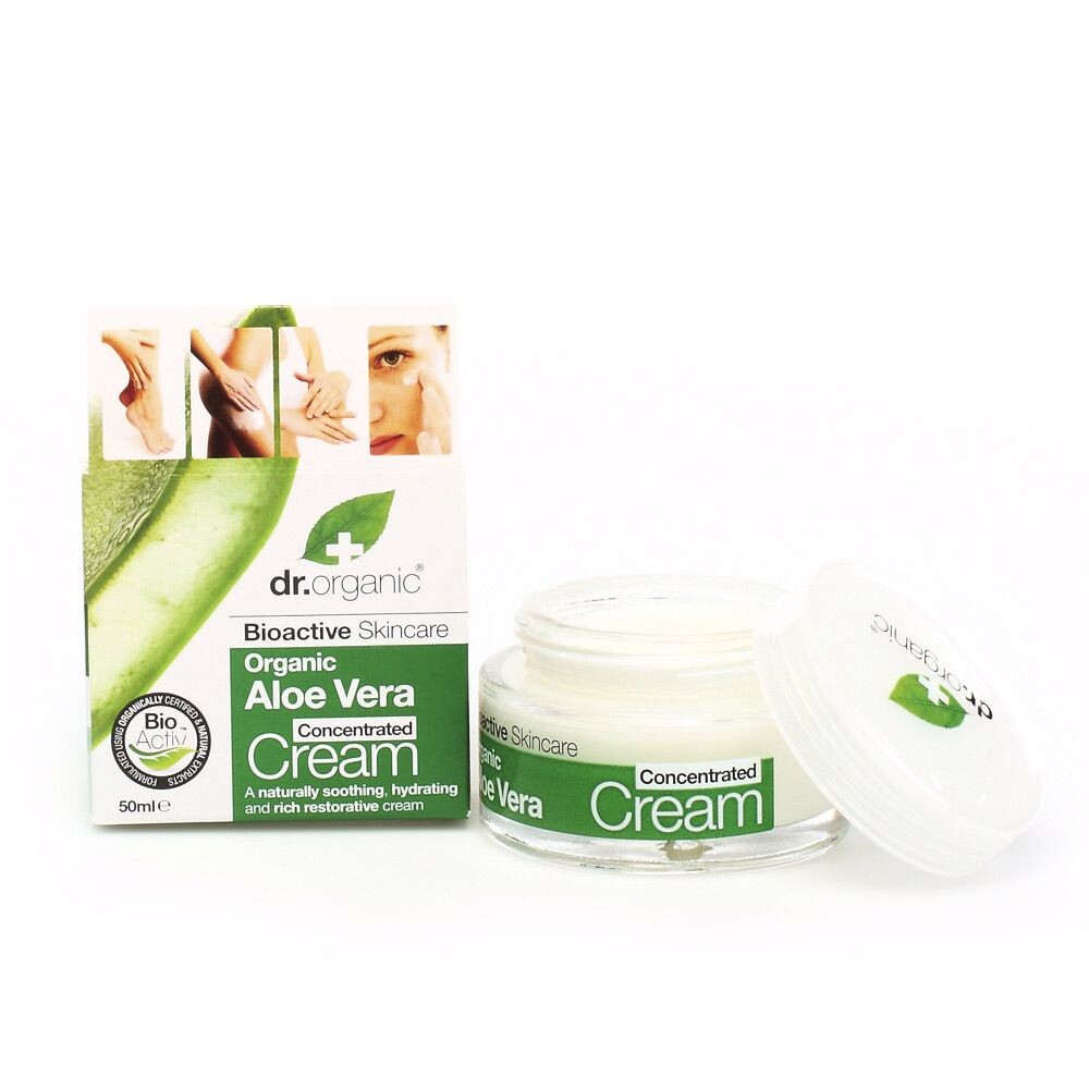 Увлажняющий крем для ухода за лицом Aloe vera crema concentrada Dr. organic, 50 мл 
Увлажняющий крем для ухода за лицом Aloe vera crema concentrada Dr. organic, 50 мл